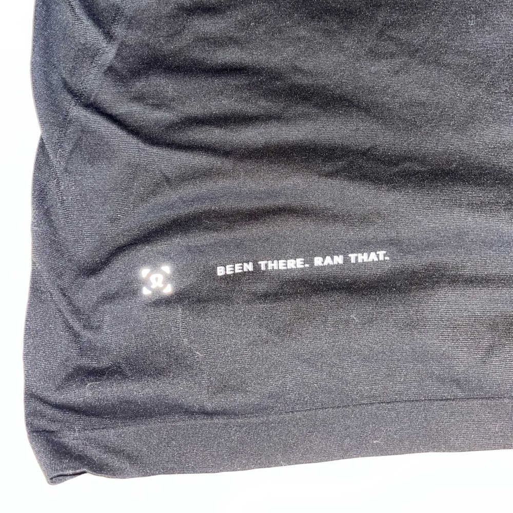 Lululemon Montreal Marathon Tee Black Coordinates T-Shirt Men's Size XL - Picture 6 of 6